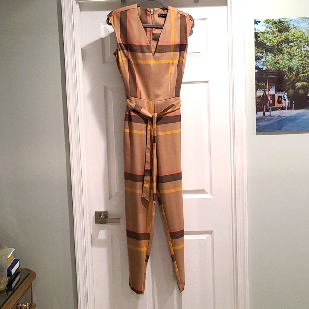Plaid jumpsuit